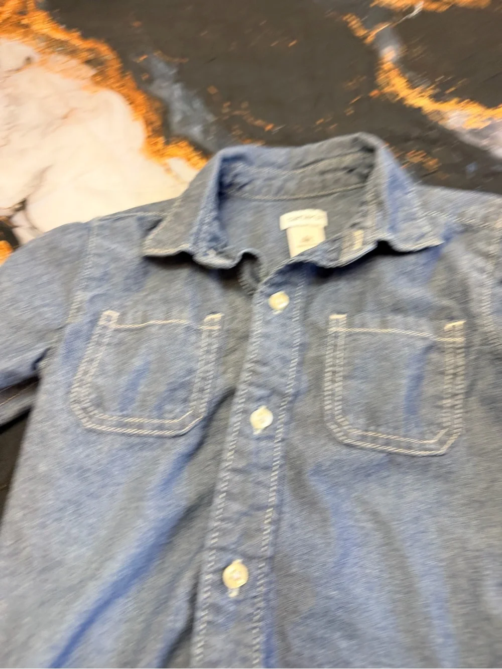 Carter’s button Jean top size 4T
